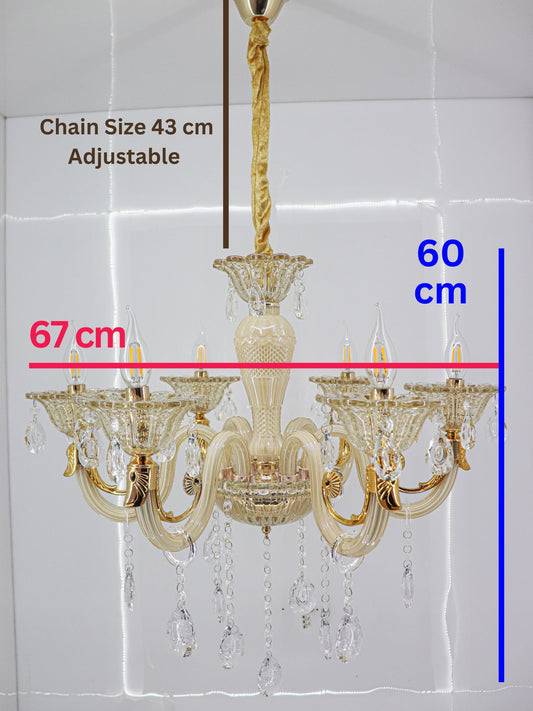 Swanart Venetian Glass Beauty: Italian Chandelier Lighting for a Timeless Ambiance - Swanart