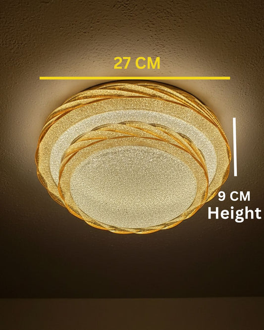 Acrylic fiber ceiling light by Swanart with sleek modern design, featuring a round shape and soft white illumination.