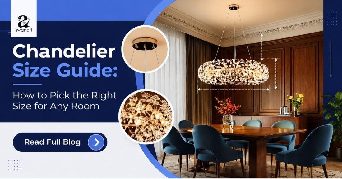 Chandelier size guide