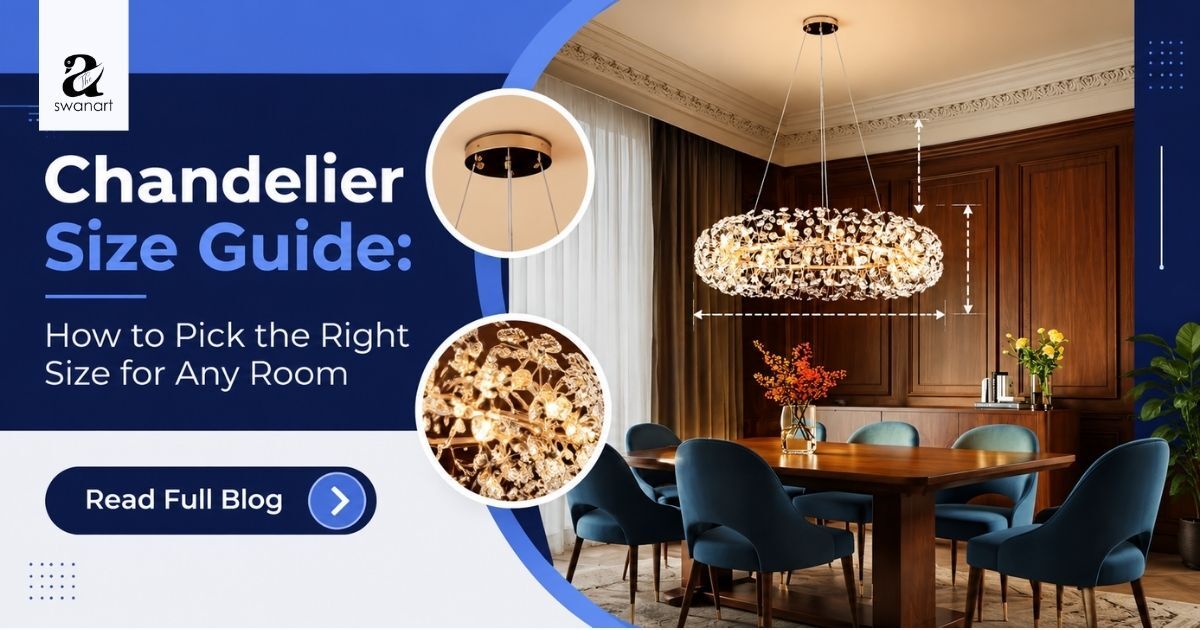 Chandelier size guide