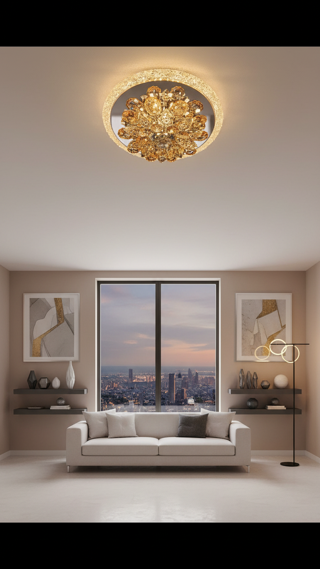 Moving Flower Ceiling Lights