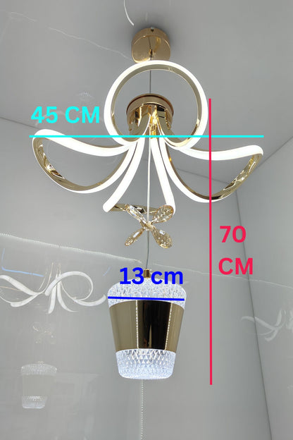 Swanart Living Room Ceiling Light Fixture, Multiple Room Compatible, White - Swanart