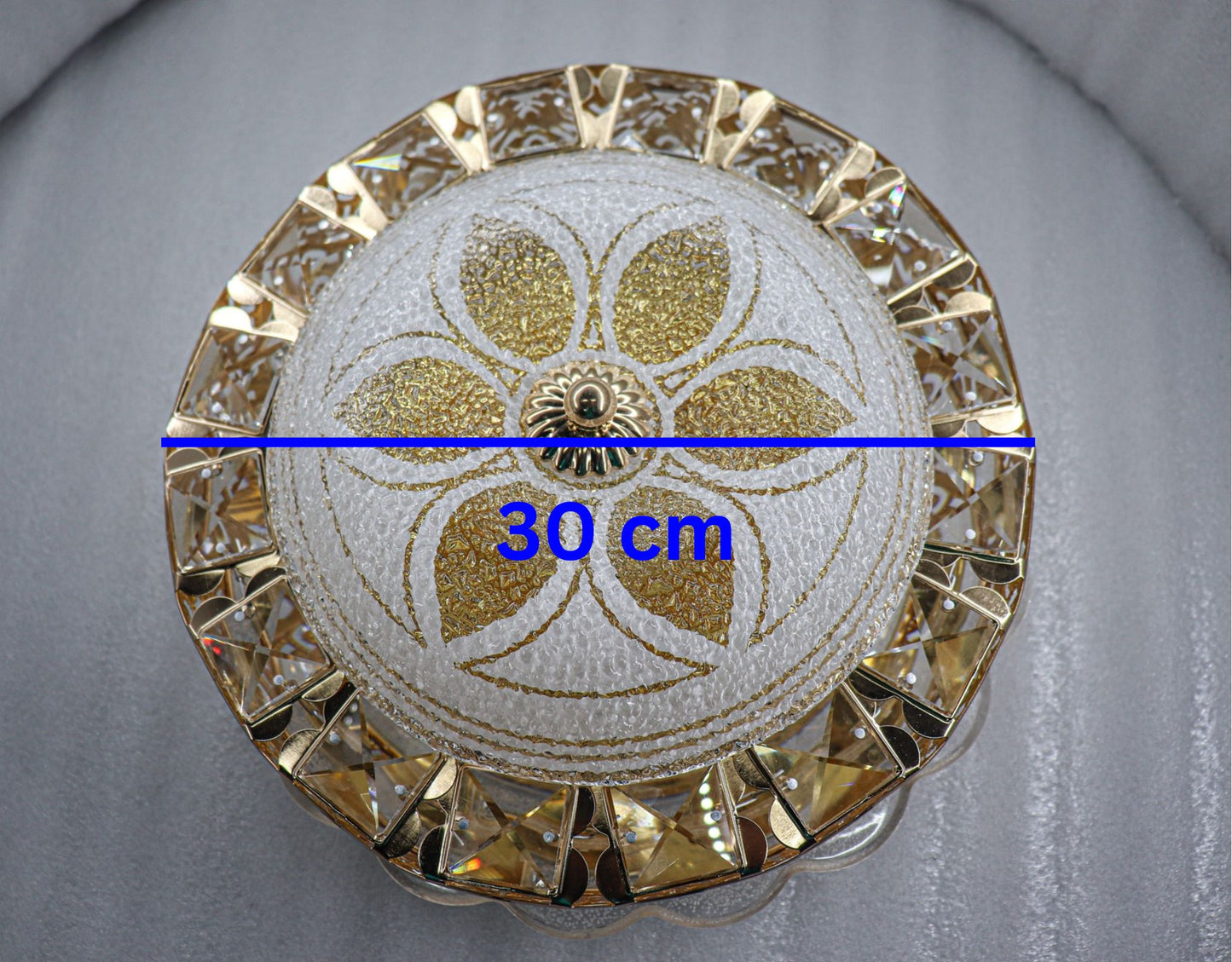 Swanart Elegant Crystal Chandelier Ceiling Light - Multi-Layer Luxury Design - Ideal for Dining Room & Living Room - Swanart