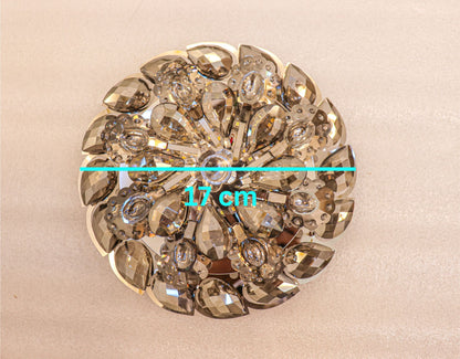 Illuminate Your Space: BrighteNIX Crystal Ceiling & Wall Light - Swanart