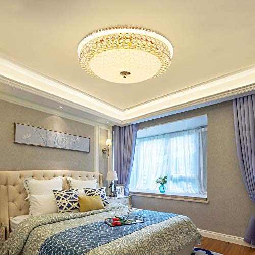 Swanart 12 Watts Chandelier Light, Multicolour-Crystal,Corded electric - Swanart