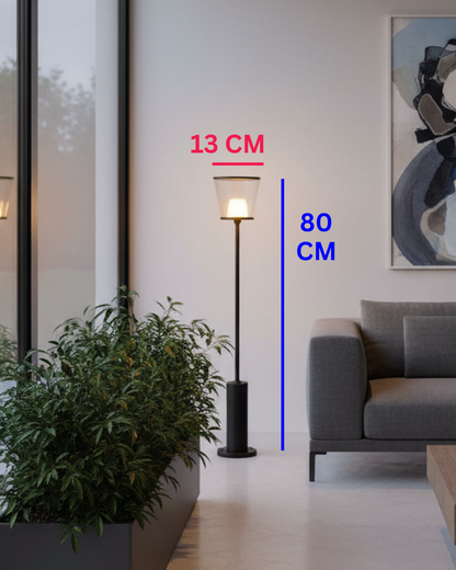 Swanart Outdoor Bollard Light Waterproof Garden Lamp Modern LED Pathway Light for Lawn Patio Walkway Landscape Lighting Decorative Exterior Standing Light