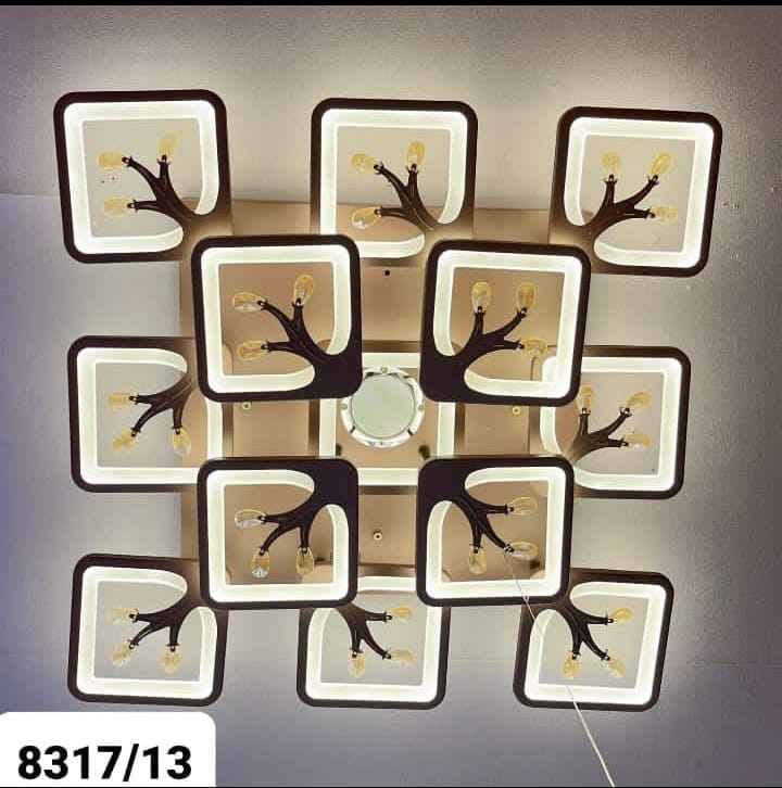 Swanart Modern Square Chandelier: Geometric Luminosity Redefined - Swanart