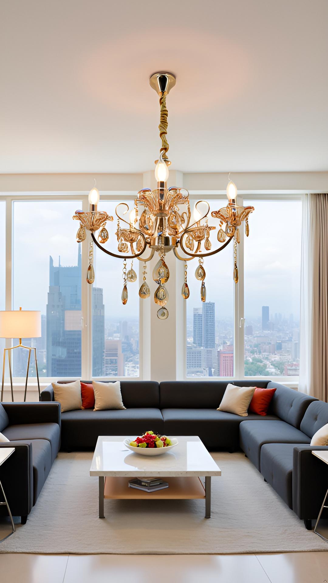 Swanart 5 Bulb Italian Chandelier Light: Timeless Craftsmanship & Radiant Elegance | Illuminate Your Home with Opulence - Swanart