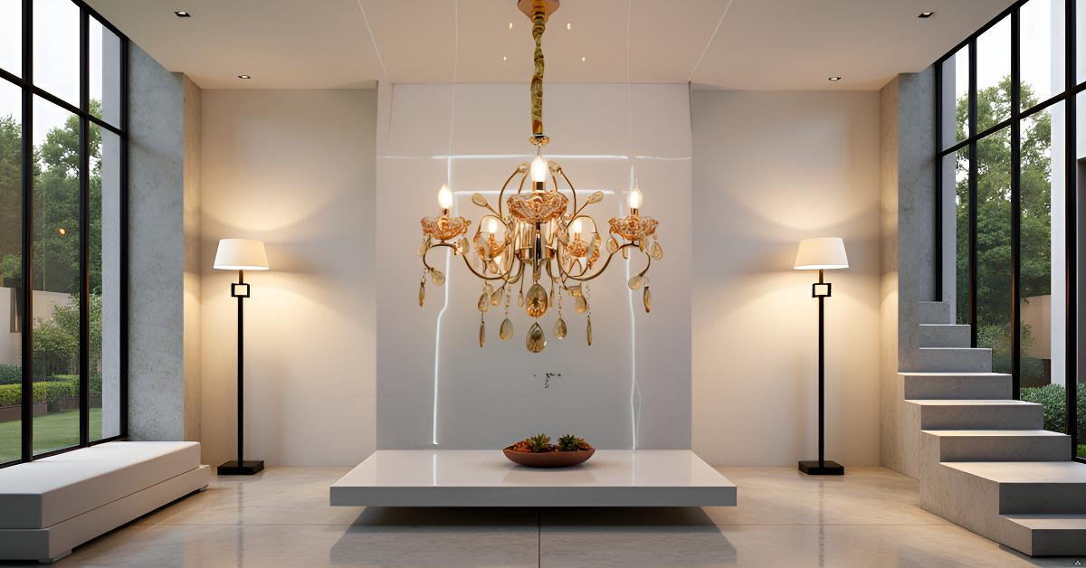 Swanart Experience Elegance: 5 Bulb Italian Chandelier | #1 in Lighting Decor - Swanart