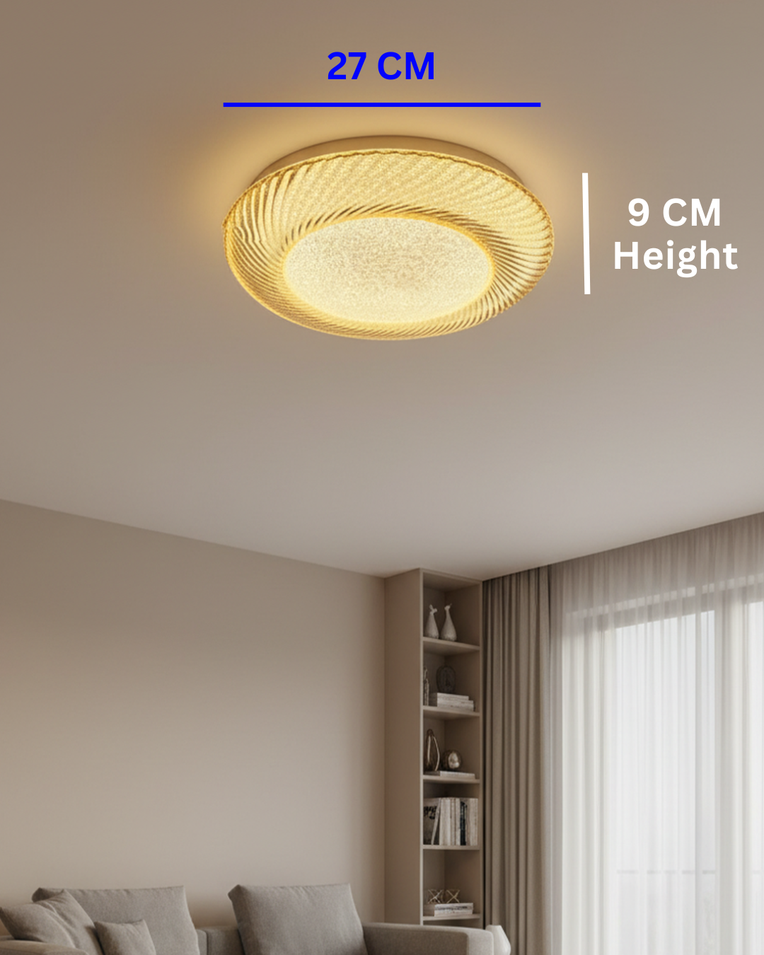 Swanart acrylic fiber ceiling light fixture with sleek design, white finish, and modern illumination for contemporary interiors.