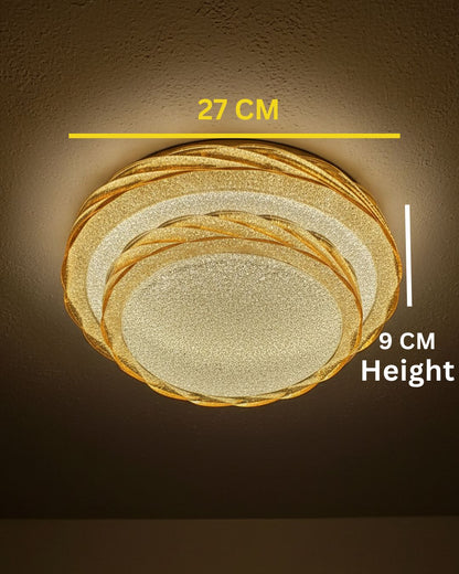 Acrylic fiber ceiling light by Swanart with sleek modern design, featuring a round shape and soft white illumination.