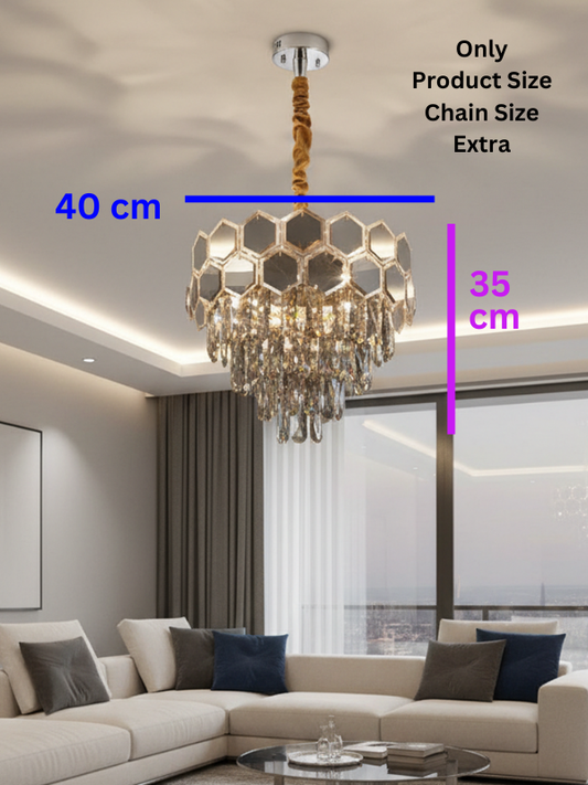 Swanart Stylish Black Crystal Pendant Light CH2021 - Swanart