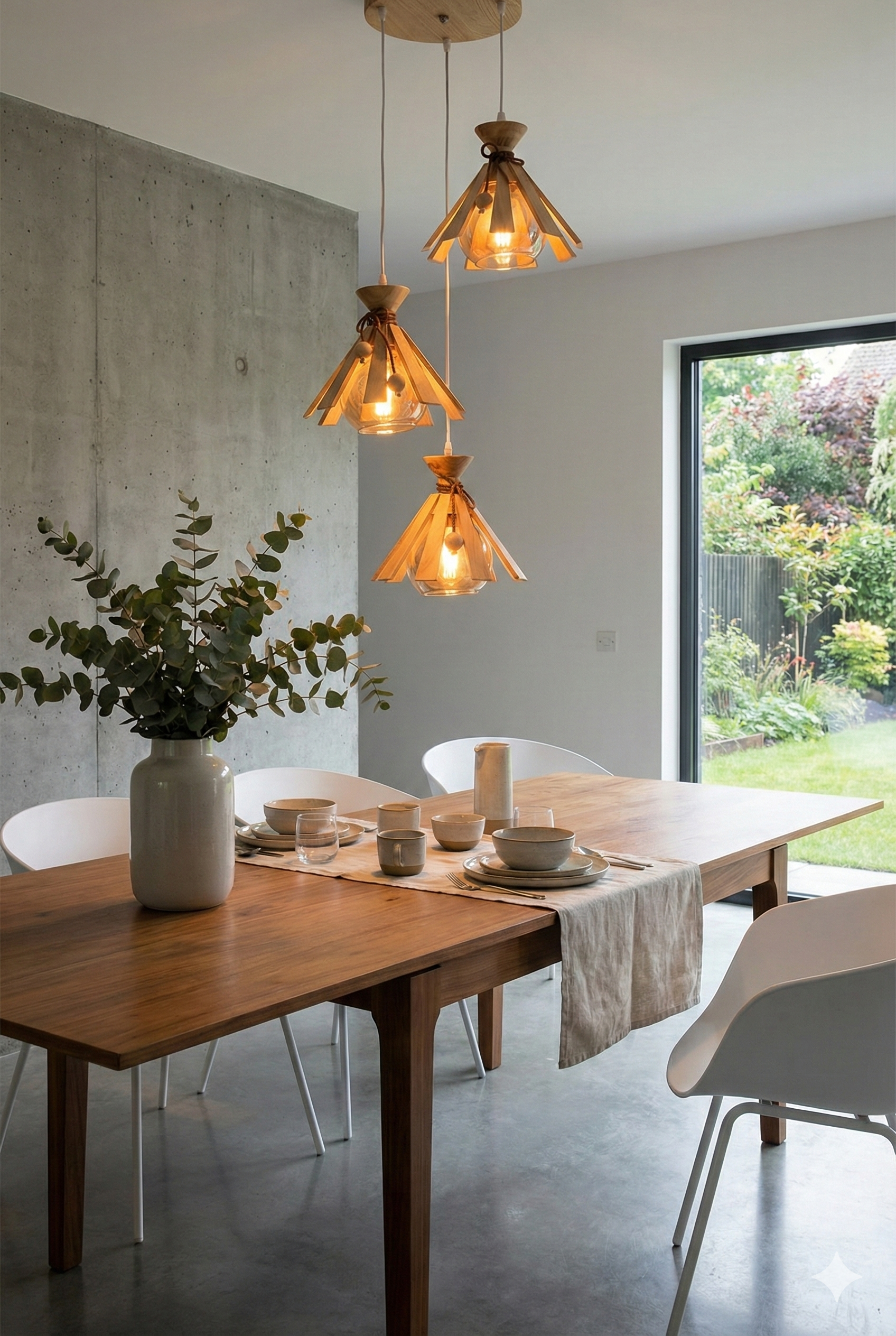 Wooden Hanging Light - Swanart