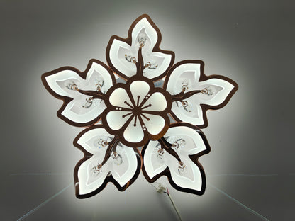 Floral Radiance with the Rose Gold Flower Ceiling Light - Swanart