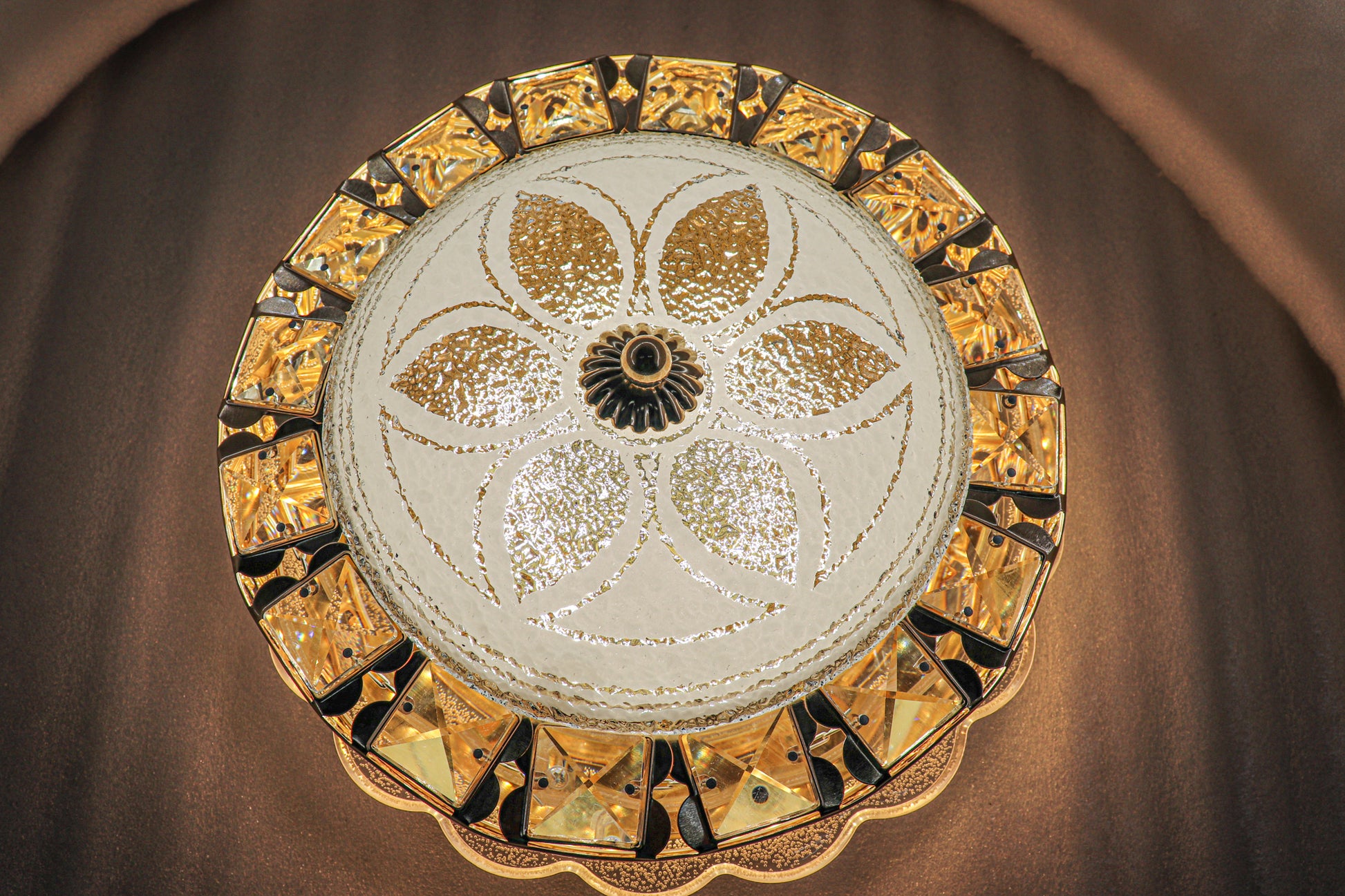 Swanart Elegant Crystal Chandelier Ceiling Light - Multi-Layer Luxury Design - Ideal for Dining Room & Living Room - Swanart