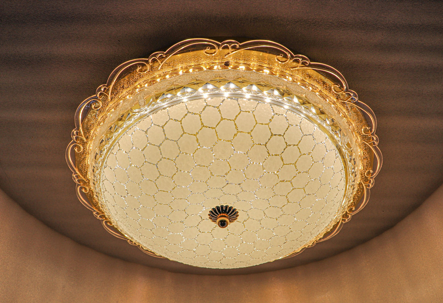 Swanart Chandelier Ceiling Round Light 16 inch (Multicolor) ( with Bluetooh System) - Swanart