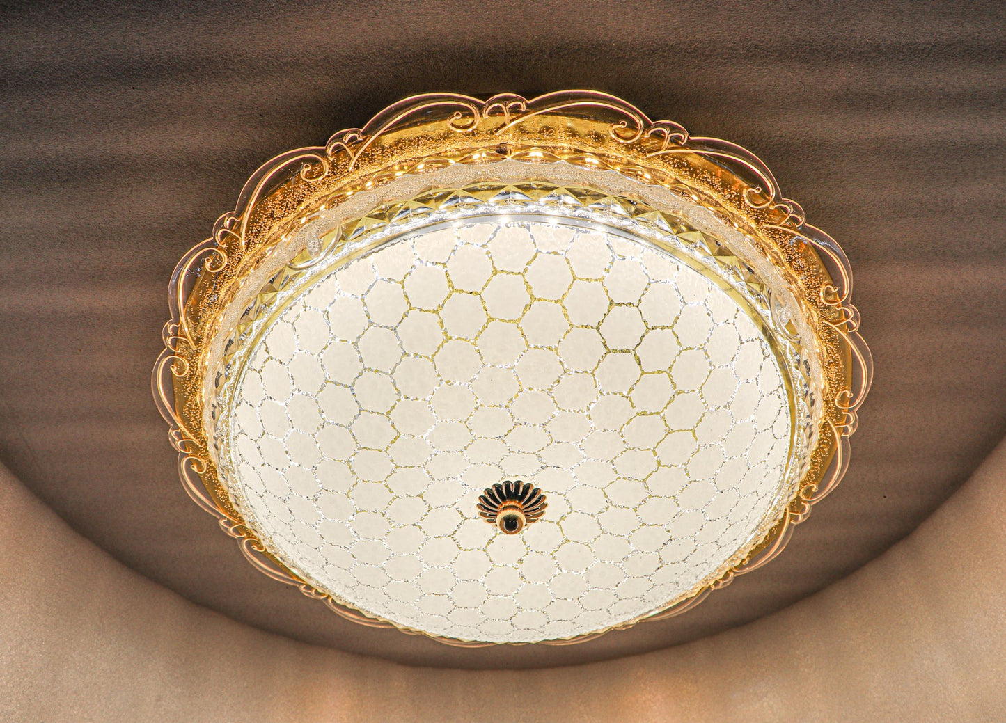 Swanart Chandelier Ceiling Round Light 16 inch (Multicolor) ( with Bluetooh System) - Swanart