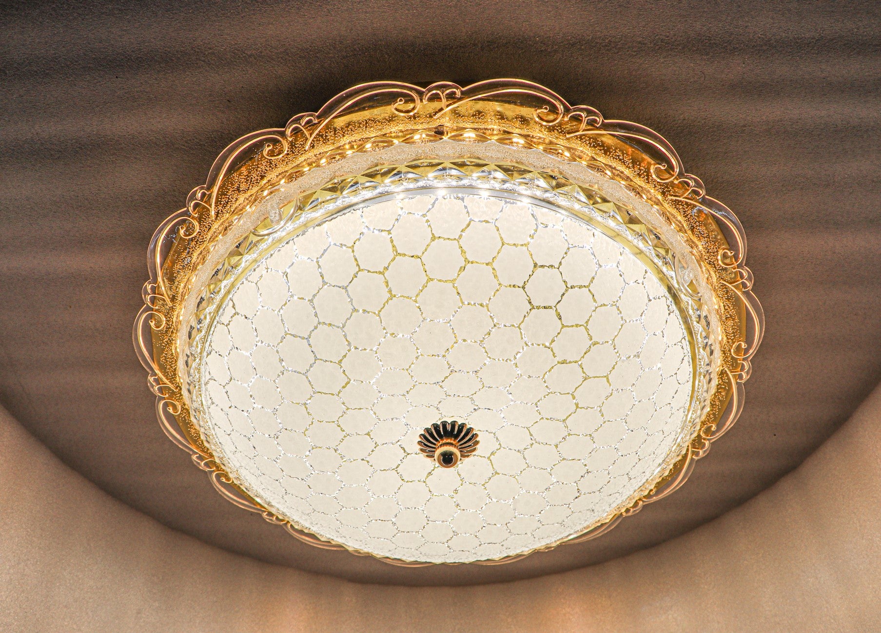 Swanart Chandelier Ceiling Round Light 16 inch (Multicolor) ( with Bluetooh System) - Swanart