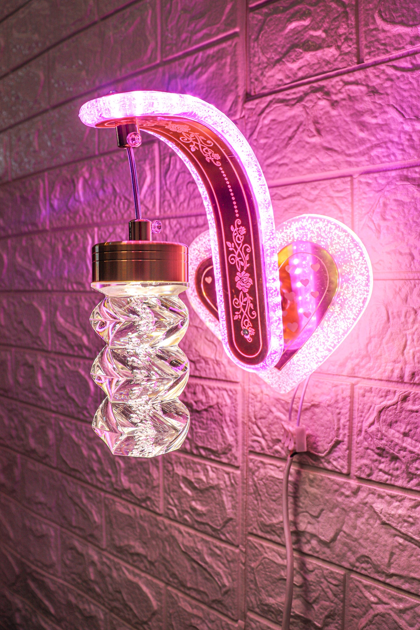 Swanart Blooming Petals wall light with colorful flower design, modern multi-color LED lighting for contemporary home decor