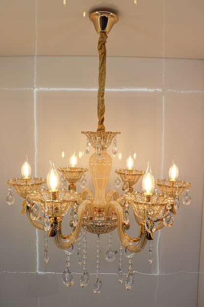 Swanart Venetian Glass Beauty: Italian Chandelier Lighting for a Timeless Ambiance - Swanart