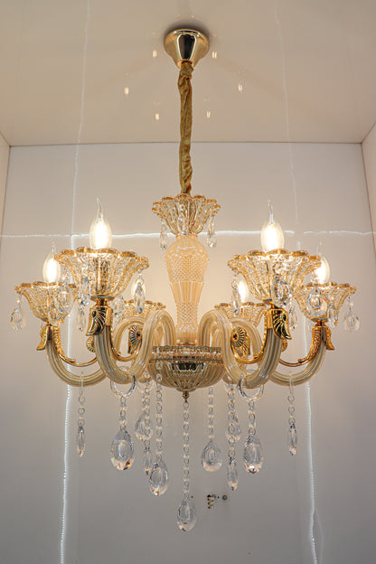 Swanart Venetian Glass Beauty: Italian Chandelier Lighting for a Timeless Ambiance - Swanart