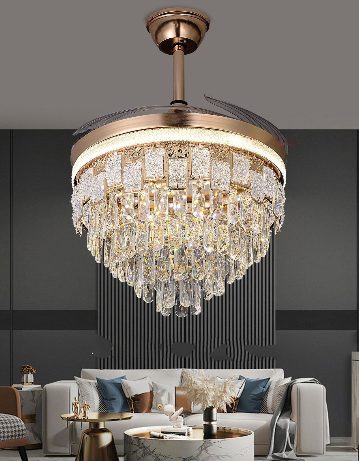 Fan Chandelier Light - Swanart
