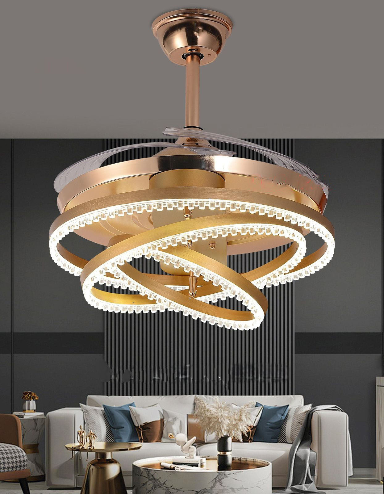 Fan Chandelier Light - Swanart