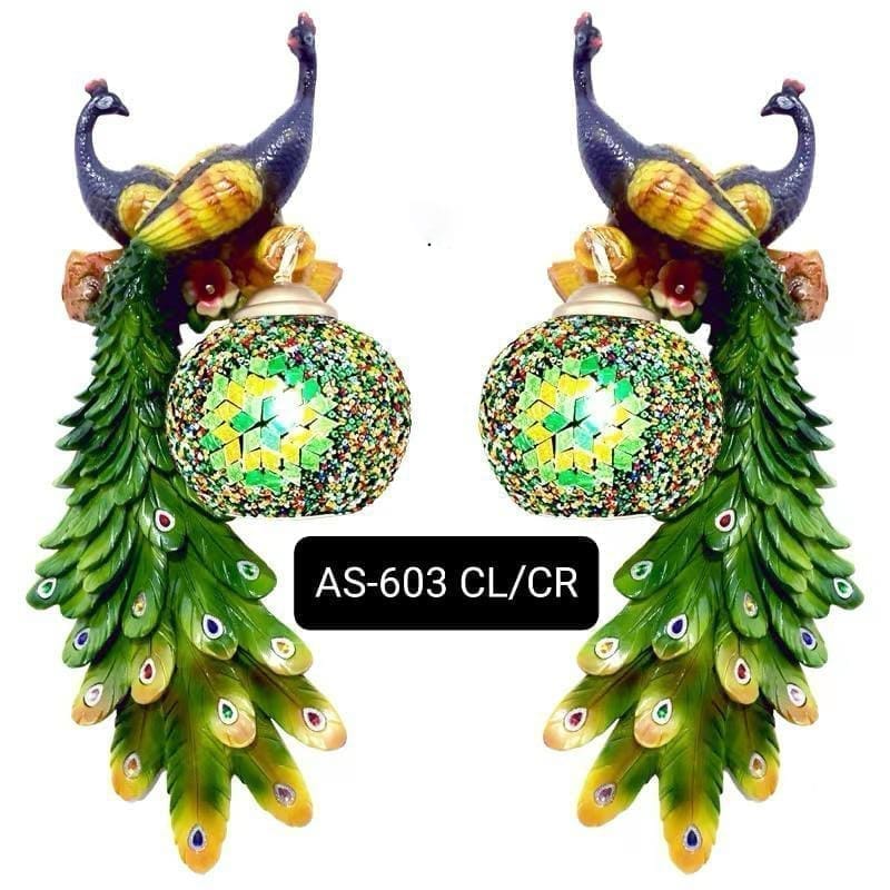 BrighteNIX Peacock Wall Light - Artistic Elegance for Walls - Swanart