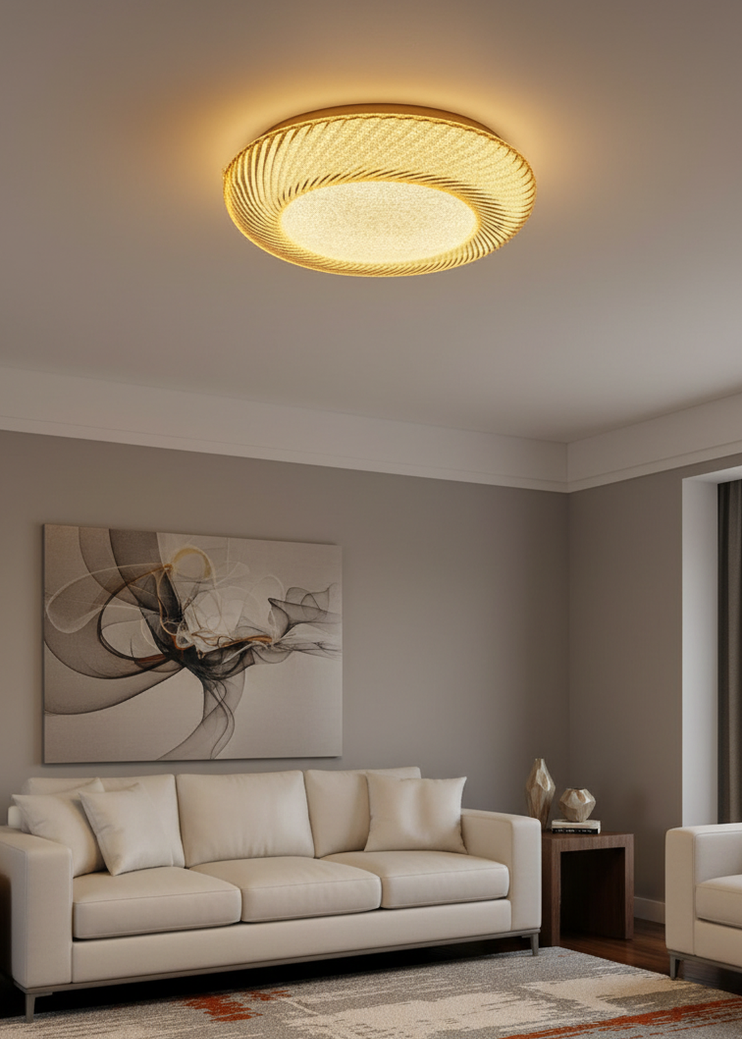 Acrylic Fiber Ceiling Lights - Swanart