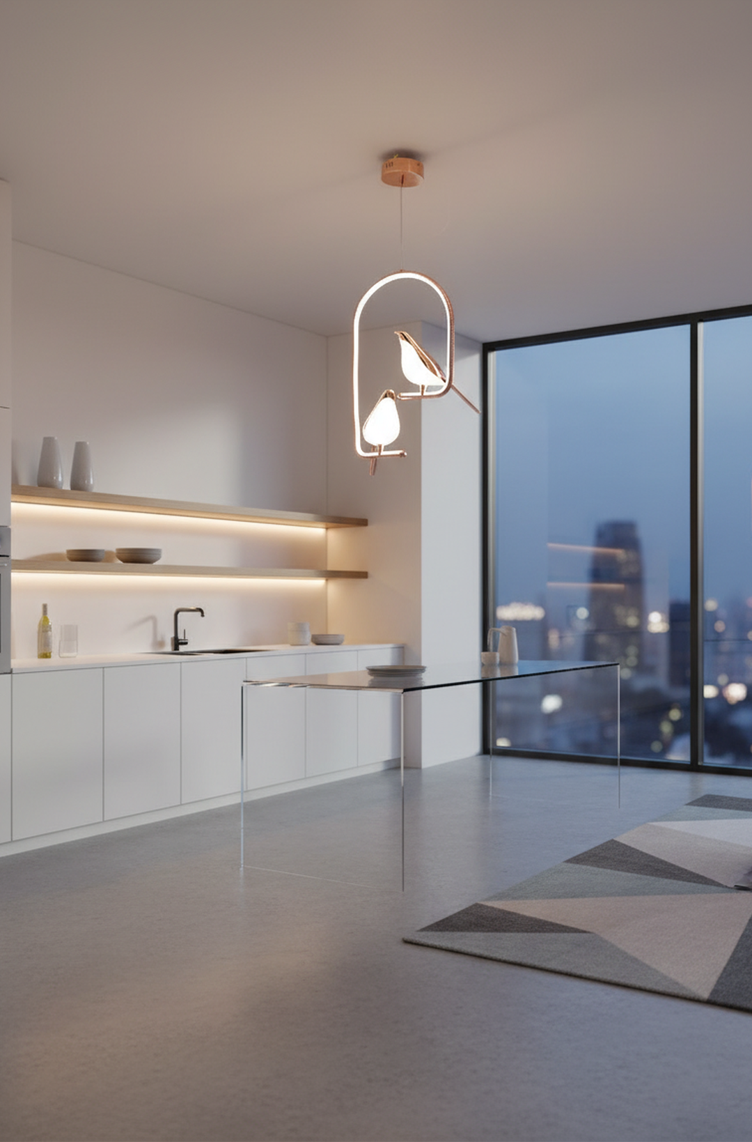 Swanart Metal Chirpy Twin Pendant Hanging Lights For Living Room Lights: Double Delight - Swanart