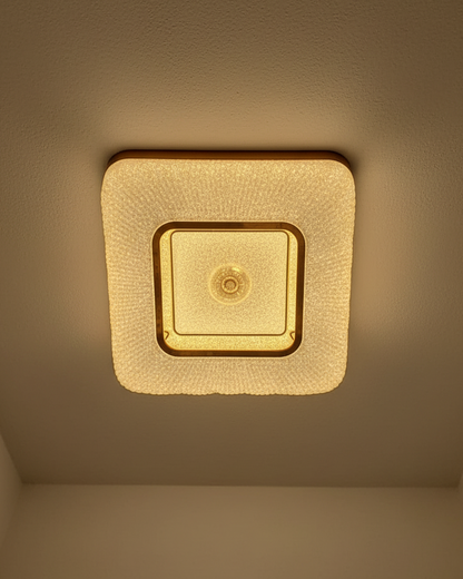 Swanart acrylic fiber ceiling light fixture with modern design, featuring smooth, translucent acrylic fibers for contemporary interior lighting.