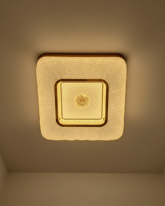 Swanart acrylic fiber ceiling light fixture with modern design, featuring smooth, translucent acrylic fibers for contemporary interior lighting.