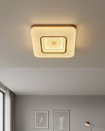 Swanart acrylic fiber ceiling light fixture with modern design and soft glowing illumination, ideal for contemporary interior spaces.