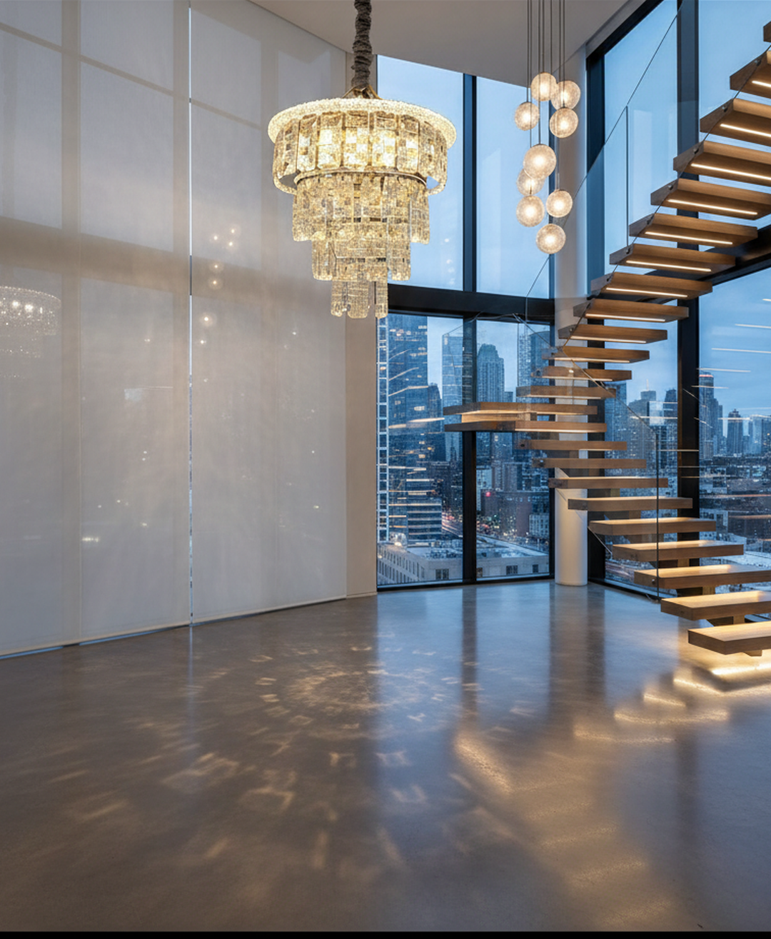 Spectacular Ambiance with the Crystal Moving LED Chandelier - Swanart