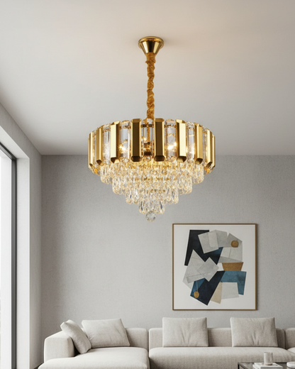 Swanart stylish crystal hanging pendant lights with elegant design, perfect for modern home decor and ambient lighting.