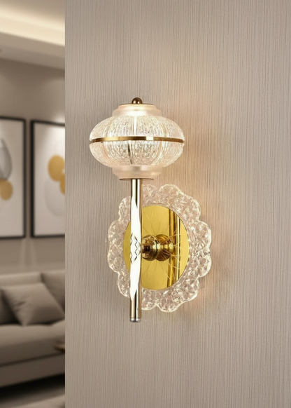 Swanart Wall Light G816 mounted on a wall, featuring a modern, sleek design with a white finish and soft ambient lighting.