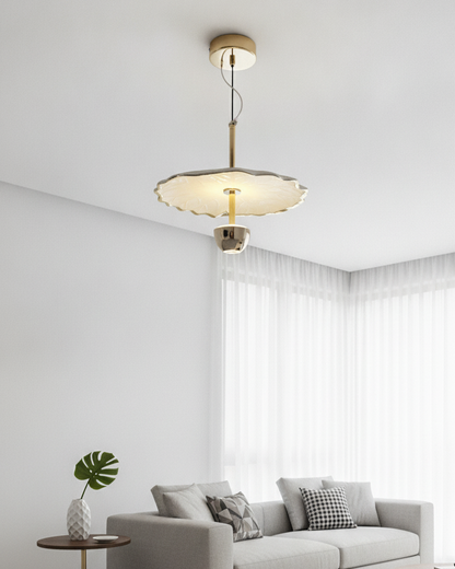 Swanart Modern Artistic Pendant Light for Living Room, Hanging Light with Adjustable Height, Decorative LED Pendant Lamp, Luxury Ceiling Light, Designer Chandelier for Dining Room Bedroom Kitchen Decor