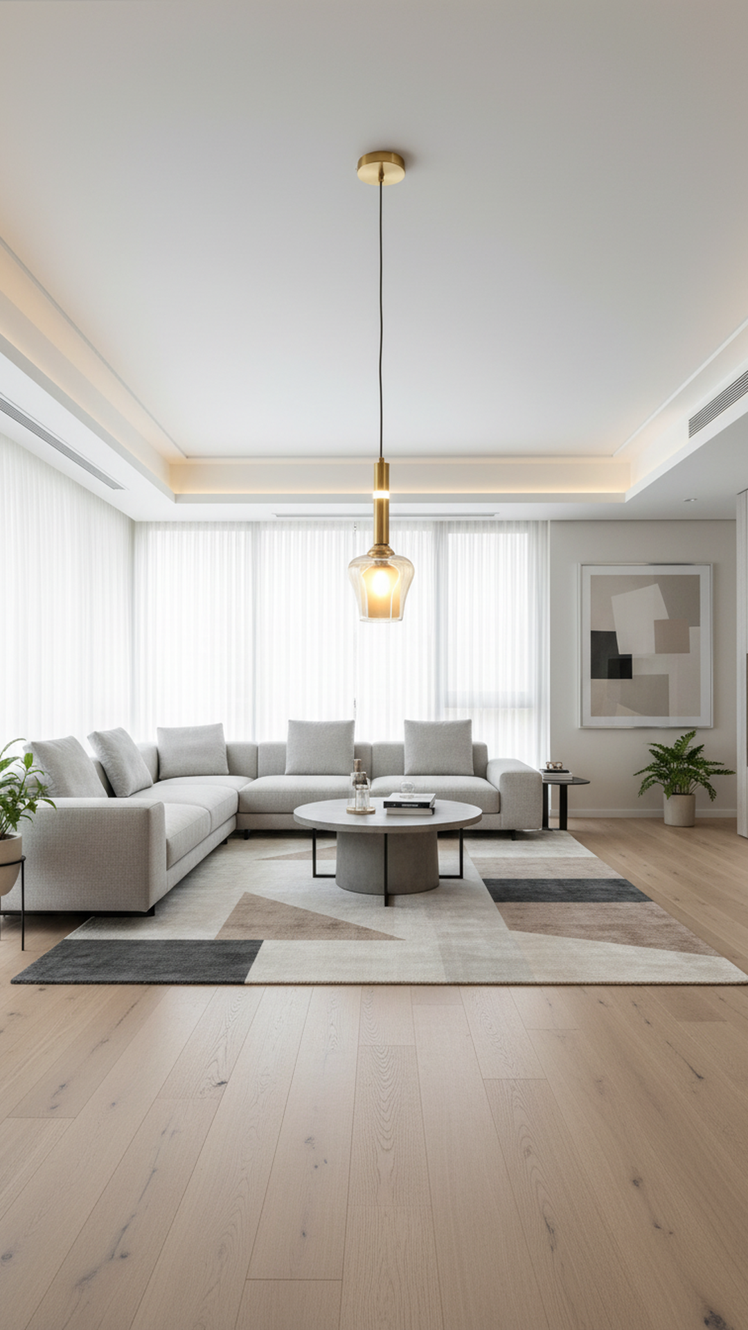 Swanart modern gold pendant light with glass shade hanging from ceiling, ideal for kitchen, dining room, or bedroom decor.