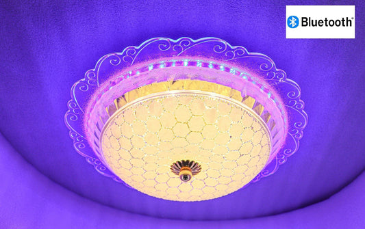 Swanart Chandelier Ceiling Round Light (Multicolor) (with Bluetooh System)1004-300 - Swanart