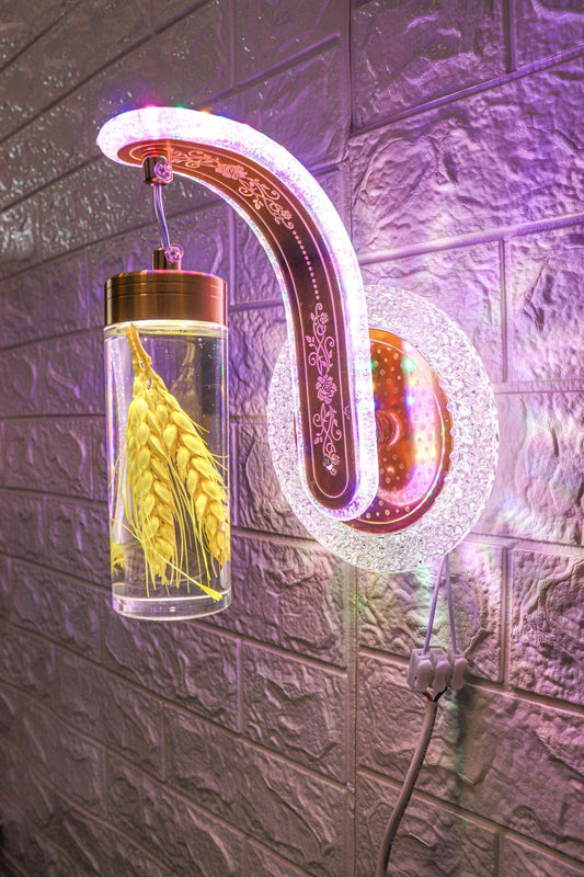 Swanart Artistic Multi-Colour Flower LED Wall Light – Enhance Home Ambiance with Floral Elegance - Swanart