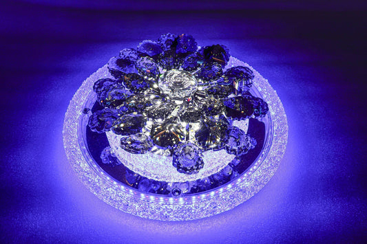 Enchanting Luminescence with the Multi-Color Change LED Crystal Flower Light - Swanart