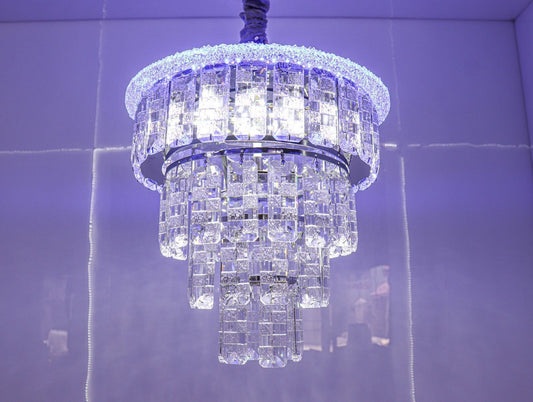 Spectacular Ambiance with the Crystal Moving LED Chandelier - Swanart