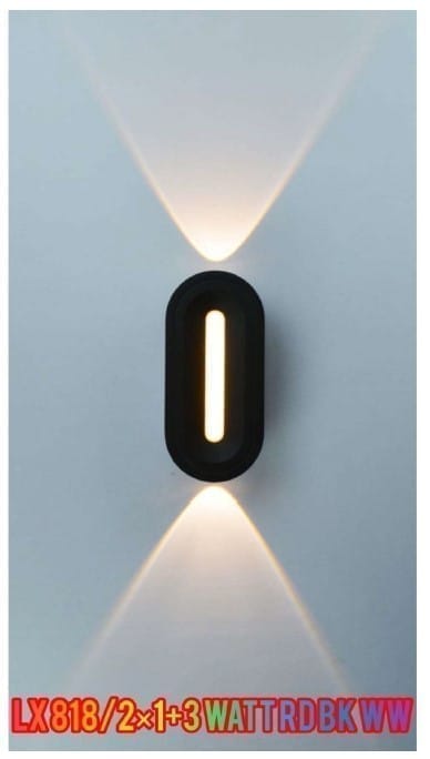 Modern Black Outdoor LED Wall Light – Energy-Efficient Exterior Lighting - Swanart