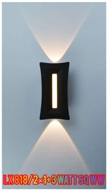 Modern Black Outdoor LED Wall Light – Energy-Efficient Exterior Lighting - Swanart