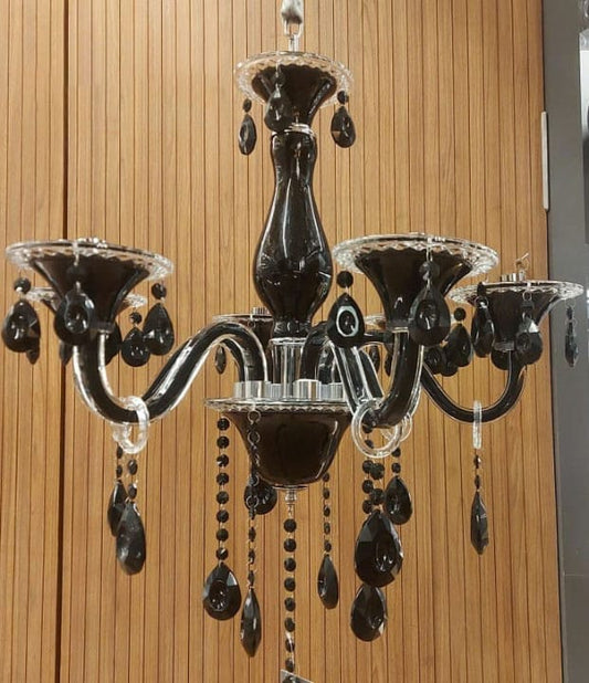 Swanart Elevate Your Space with the Black Italian Chandelier Light - Illuminate in Style - Swanart