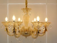 Swanart Venetian Glass Beauty: Italian Chandelier Lighting for a Timeless Ambiance