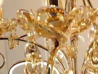 Swanart Experience Grandeur: Handcrafted 5 Bulb Italian Chandelier Light