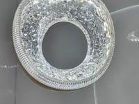Swanart Luxury Crystaple Crystal Apple Chandelier – Elegant LED Pendant Light with 3-in-1 Color Change, Height Adjustable – Modern Gold & Crystal Ceiling Light for Home & Office