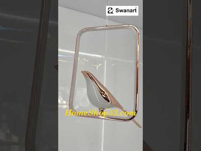 Swanart Metal Chirpy Elegant Pendant Light - Modern Hanging Ceiling Lamp For Home Decor, Dining & Living Room
