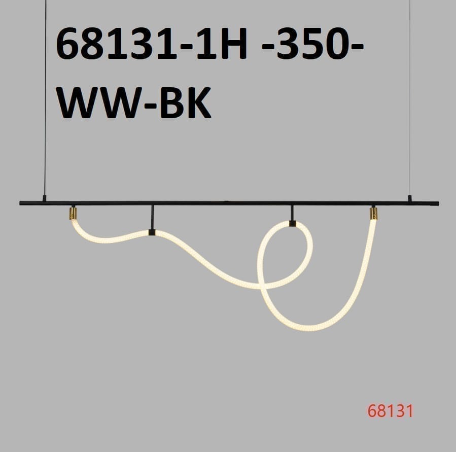 Swanart Metal Strip Hanging Lights - Soft Silicone Glow - Swanart